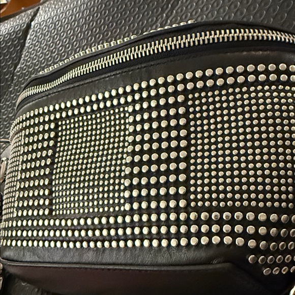 Alexander McQueen Punk Leather Bum/Belt Bag Black Iconic Studded NWT - Picture 6 of 16